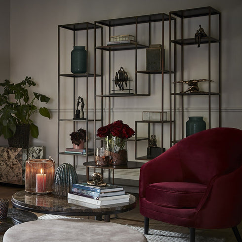 Libra Fitzroy Bronze Metal Modular Shelving Unit